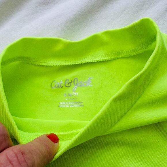 Cat & Jack Boys Short Sleeve Rash Guard Bundle of 4 Shirts Size Small 6-7 - Picture 8 of 11